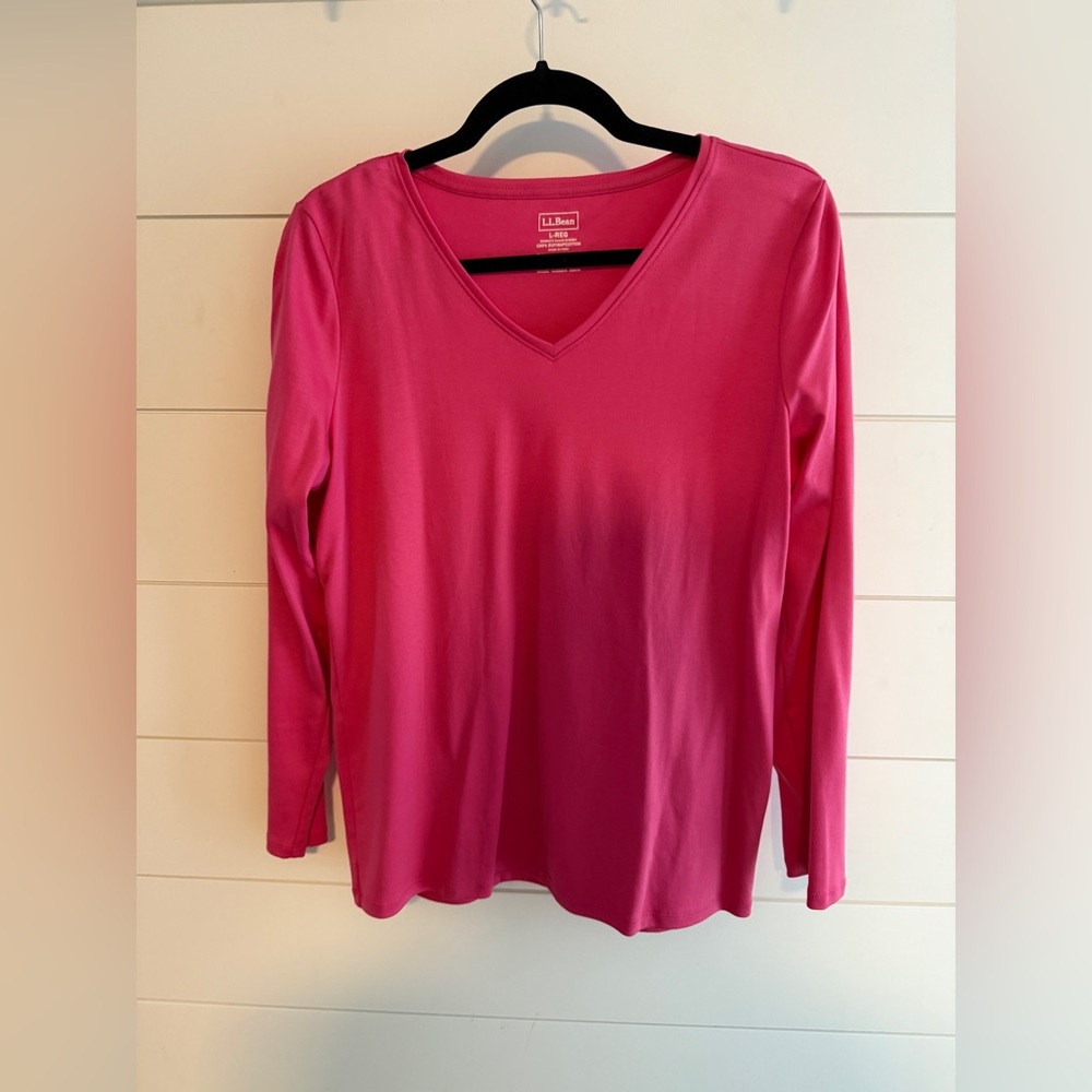 LL Bean Long Sleeve Cotton Tshirt